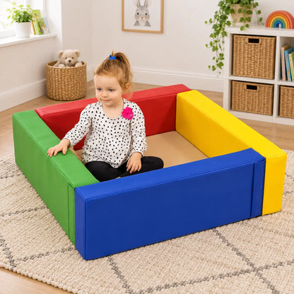 Soft Play Small Square Ball Pool lifestyle view 1 – balls not included