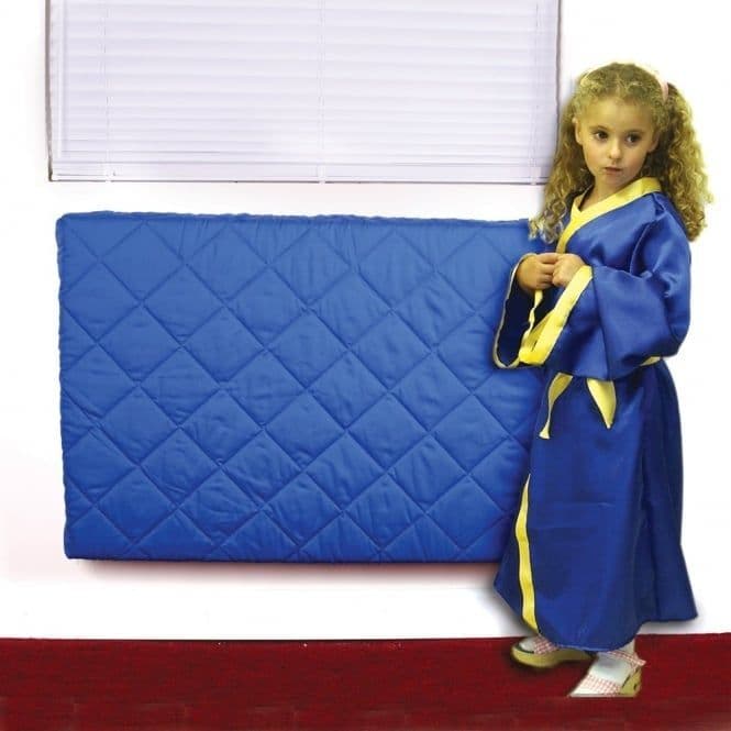 Soft Radiator Guard - Blue, Introducing the Soft Radiator Guard in Blue – the ultimate protection for your little ones against burns and bumps while still allowing the warmth from your radiator to fill the room.This machine washable, easy-to-fit, padded radiator cover is available in two vibrant colors - red and blue. Designed with your child's safety in mind, the Soft Radiator Guard in Blue ensures a worry-free environment. With its soft padding and durable construction, this guard acts as a barrier, preve