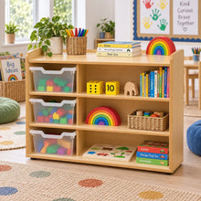 Solway Early Years Shelving 3 Tray in a bright early years classroom