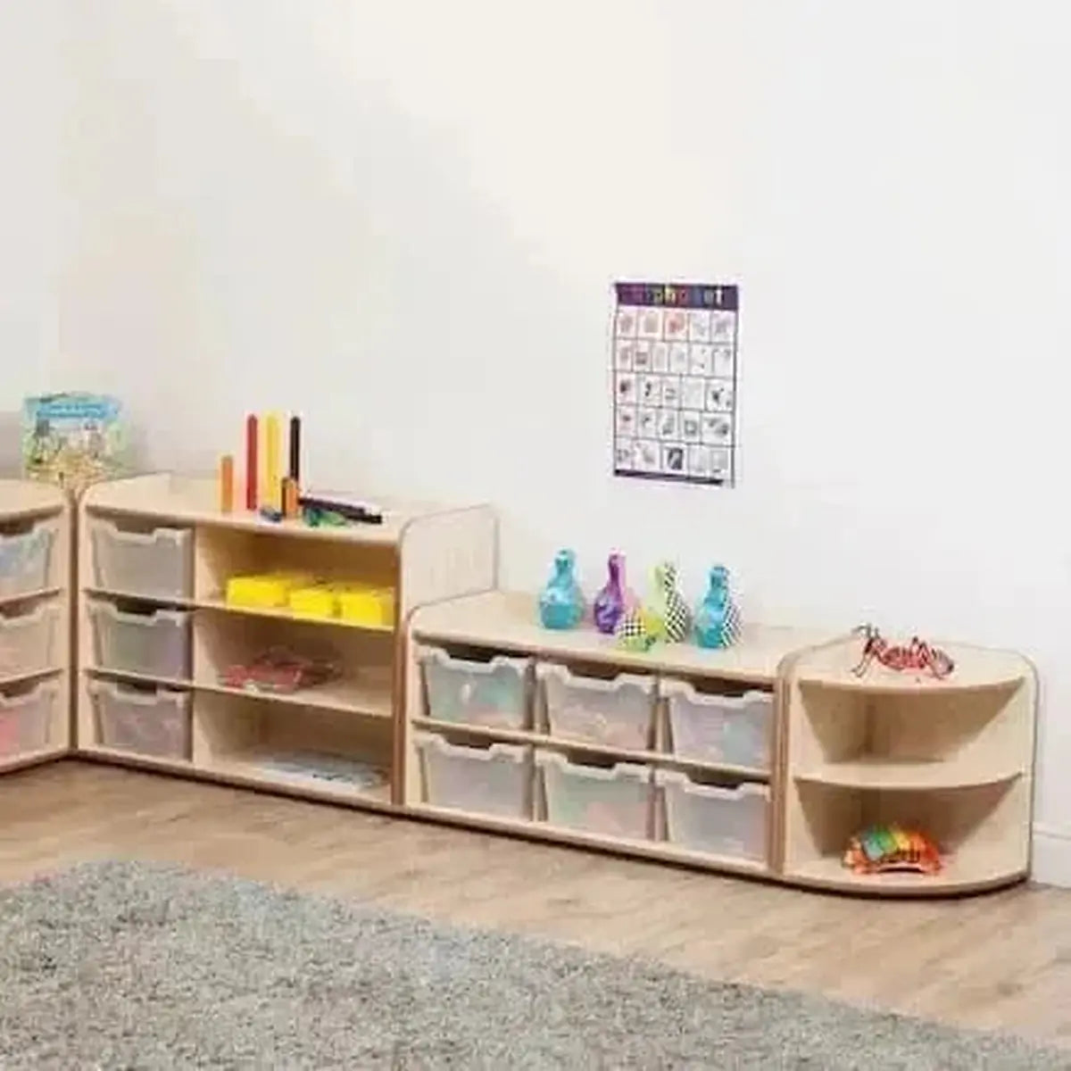 Solway Early Years Storage 6 Tray-Solway Early Years Storage 6 Tray