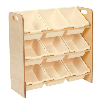 Solway Early Years Storage Tilted Tray, The Solway Early Years Storage Tilted Tray is a robust, durable unit, ideally sized for early years. The Solway Early Years Storage Tilted Trays are designed to accommodate the Gratnells Cubby Tray, smaller than standard Gratnells trays, allowing the unit to be compact. Ideal for younger children to access, and where space is more limited. Units are stand alone, but supplied with connecting bolts allowing them to be securely joined to other units in the range. 15mm Co