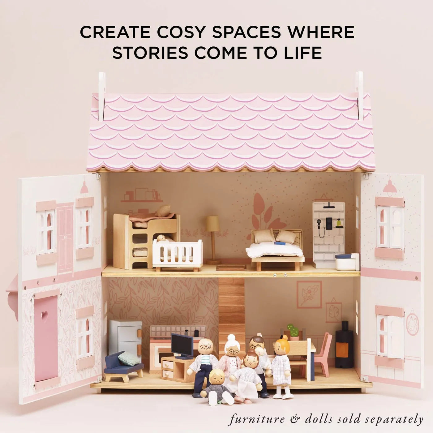 Sophie's Wooden Dolls House-Sophie's Wooden Dolls House