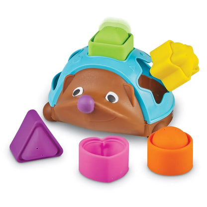 Spike The Fine Motor Hedgehog Poppin Shapes Sorter-Spike The Fine Motor Hedgehog Poppin Shapes Sorter