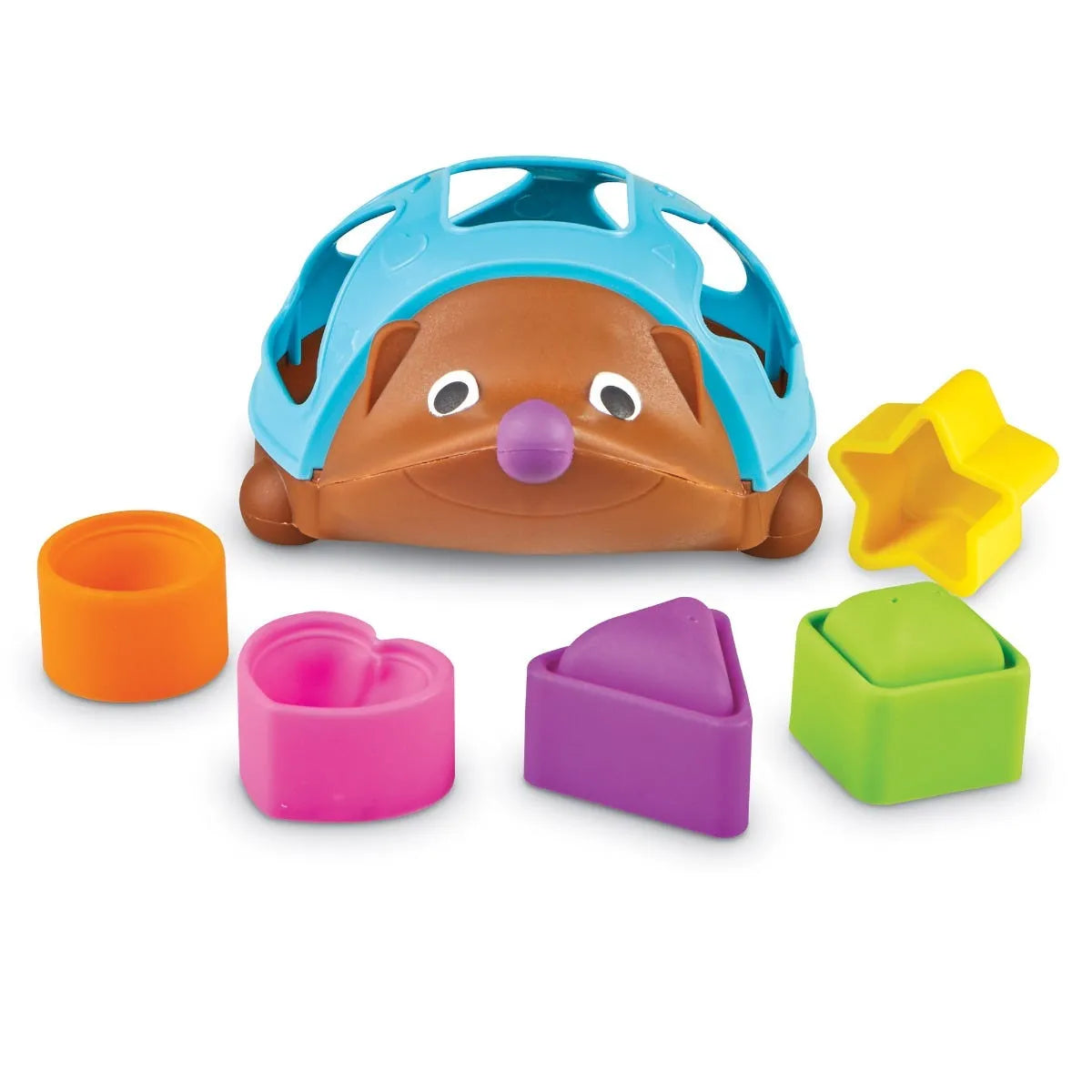 Spike The Fine Motor Hedgehog Poppin Shapes Sorter-Spike The Fine Motor Hedgehog Poppin Shapes Sorter