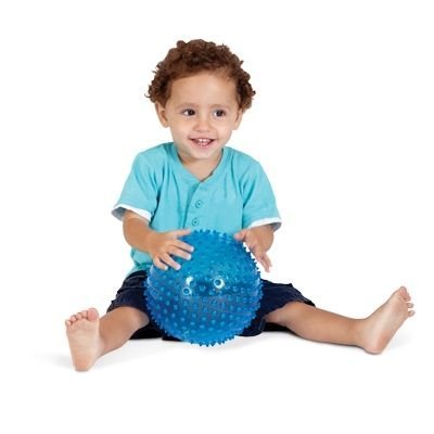 Spikey Sensory Ball, The spikey sensory ball is super tactile and is easy to catch and hold and throw making it a perfect sensory ball for throwing and catching skills and also a great way to provide massage and stimulation through play. Soft inflatable balls with small tactile knobbly bits all over, in assorted colours. The Spikey Sensory Ball is great as a fidget toy, or a massage tactile toy for sensory input. Watch children go crazy for this fantastic tactile ball. A great touch and feel ball especially