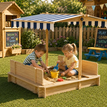 Square Wooden Sandpit-Square Wooden Sandpit
