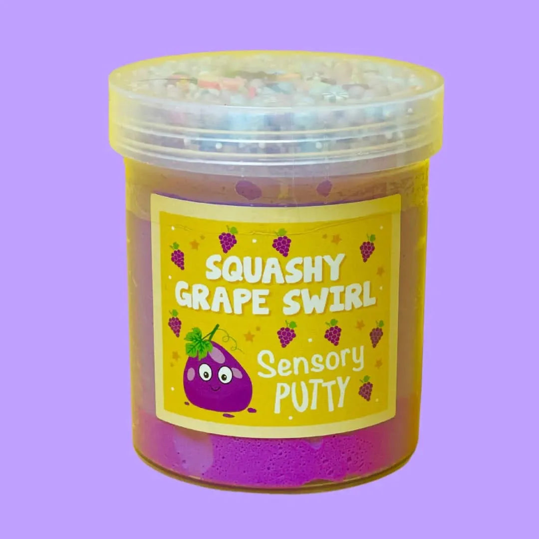 Squashy Grape Swirl Putty-Squashy Grape Swirl Putty