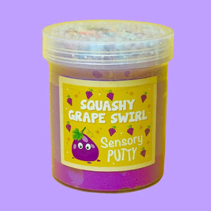 Squashy Grape Swirl Putty-Squashy Grape Swirl Putty