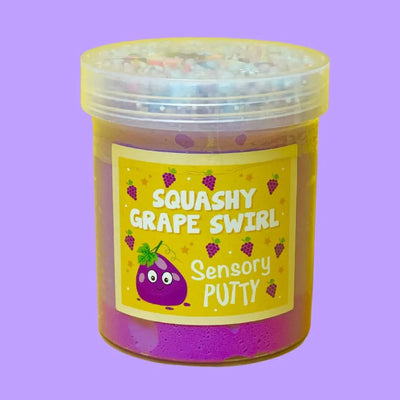 Squashy Grape Swirl Putty-Squashy Grape Swirl Putty