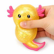 Squeezable Glitter Axolotl Stress Toy-Squeezable Glitter Axolotl Stress Toy