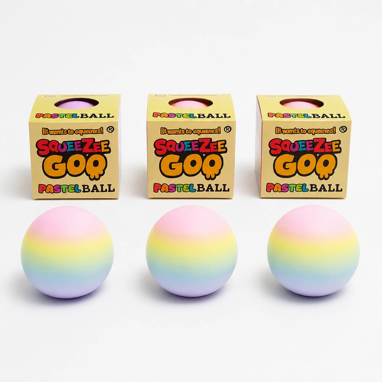 Squeezy Goo Stress Ball Pastel-Squeezy Goo Stress Ball Pastel