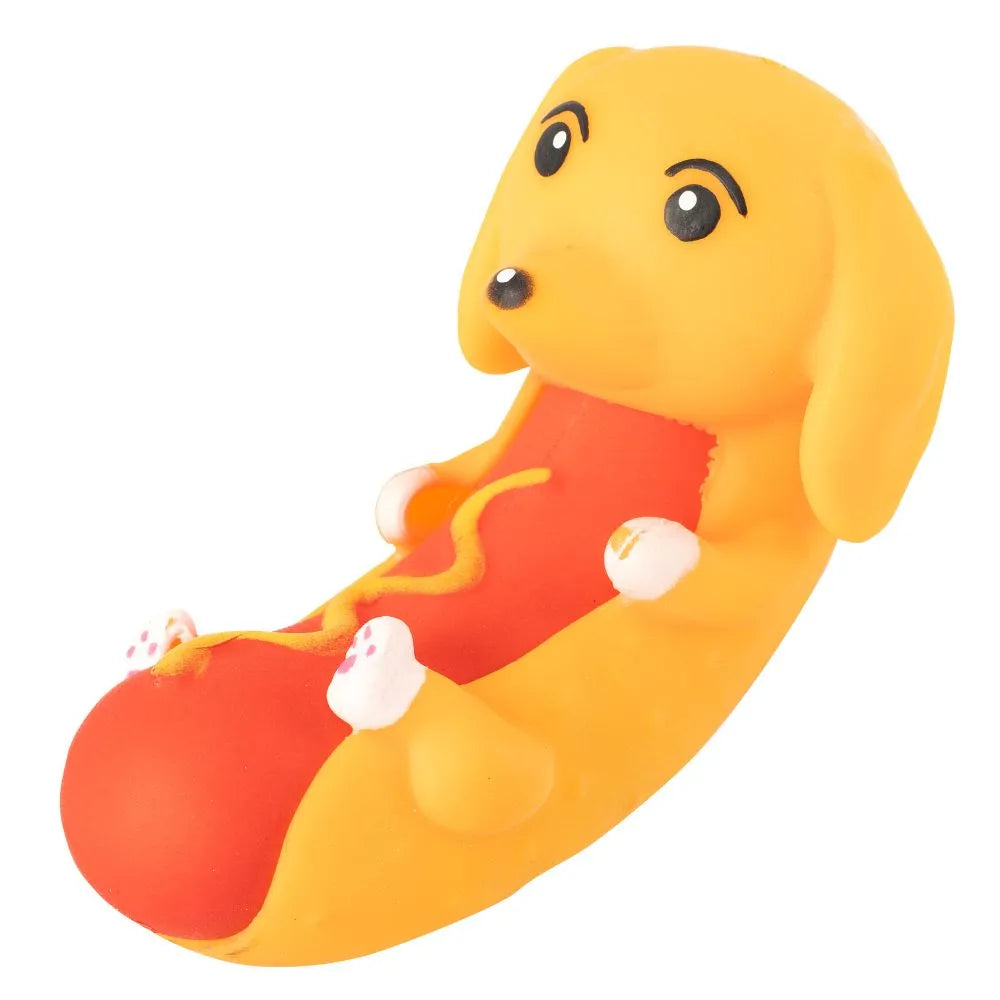 Squeezy Hot Dog Fidget Toy-Squeezy Hot Dog Fidget Toy