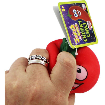 Squeezy Stress Relief Cheeky Chili Toy, This squeezy stress relieving soft chili toy is ideal for keeping fidgety fingers occupied.This squidgy chili has a delightfully soft and very tactile feeling to it, making it irresistible to hold.Squeeze and stretch this chili to relieve stress and aid your concentration.Product Information: • Cheeky Chili • Stress relief • Colour: Red • Measures: 14cm • Ages 3+, Squeezy Stress Relief Cheeky Chili Toy,Chilli stress toy,Stress Ball,Fidget Toy, 