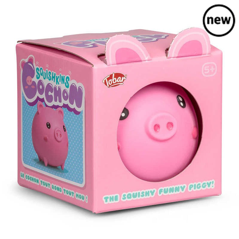 Squishkins Piggy, Meet the delightful Squishkins Piggy—a squishy and stretchable toy that guarantees hours of amusement and sensory stimulation. Squish, squash, stretch, and then watch as it amusingly returns to its original rounded pig shape every time. 🐷 Squishkins Piggy Features: Squishy & Stretchable: Offers endless fun as it can be squished and stretched in numerous ways. Unique Foam Filling: Filled with a special foam that renders it a unique squishy tactile property. Resilient Shape Memory: Despite t