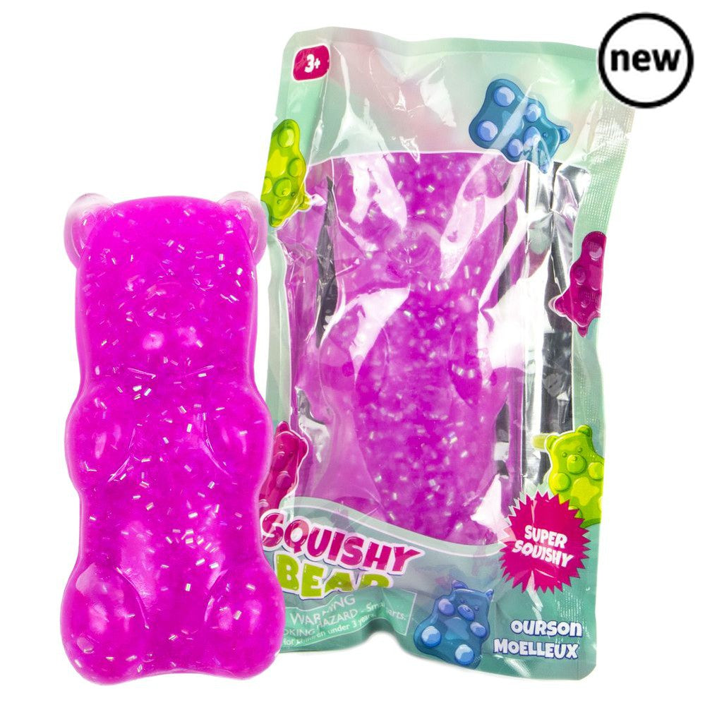 Squishy Bears, Our squishy and stretchy bear fidget is the perfect solution for kids who need a tactile, fun outlet for their restlessness. The Squishy Bears is soft, pliable, and fun to manipulate with the hands. Kids will love squishing, squeezing, and stretching the bear, strengthening their hand muscles and improving their fine motor skills in the process. Made of a sticky, stretchy, jelly-like material, the bear is durable and fun to play with. And when it gets dirty, simply wash it with soap and water