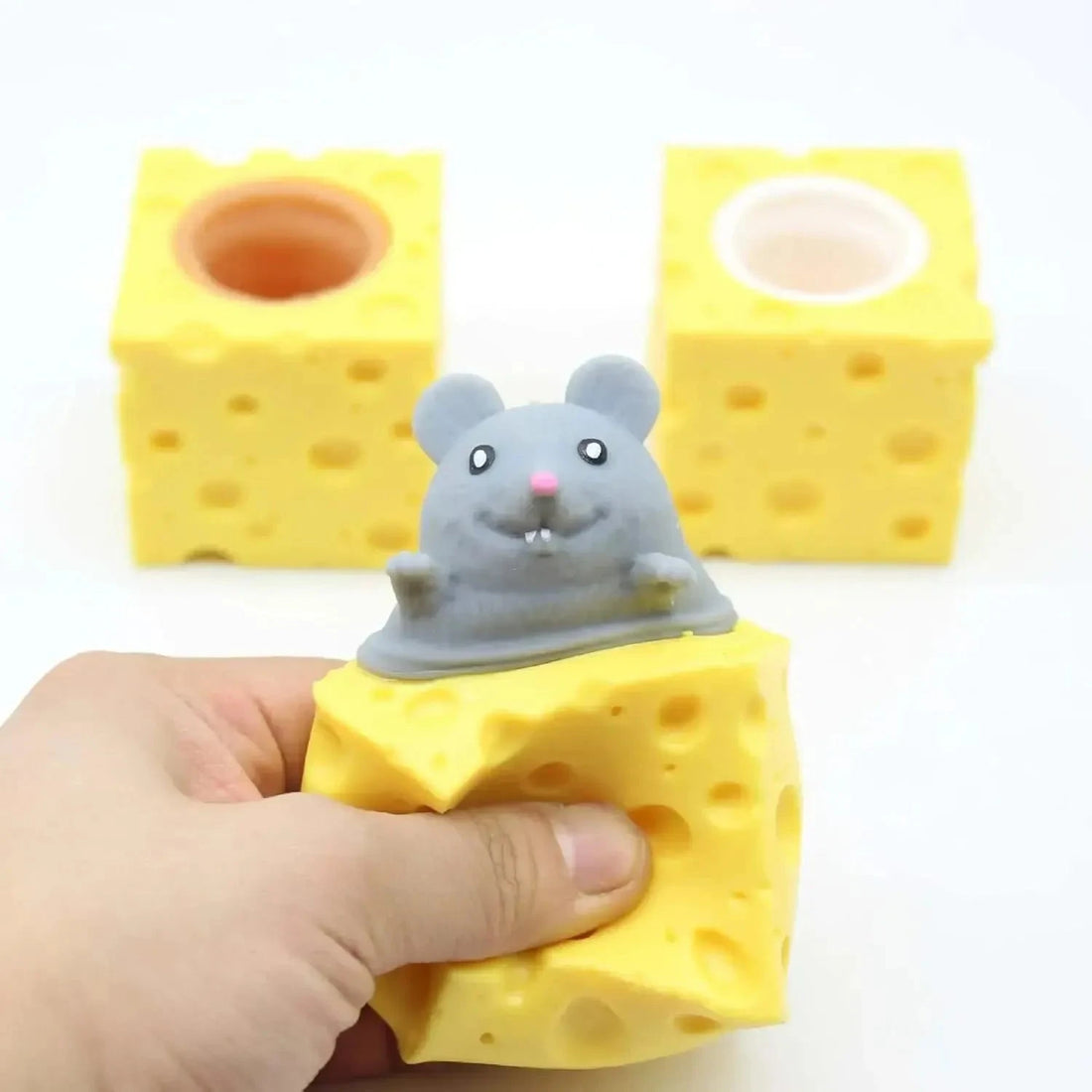 Squishy Cheese and Mouse Toy-Squishy Cheese and Mouse Toy