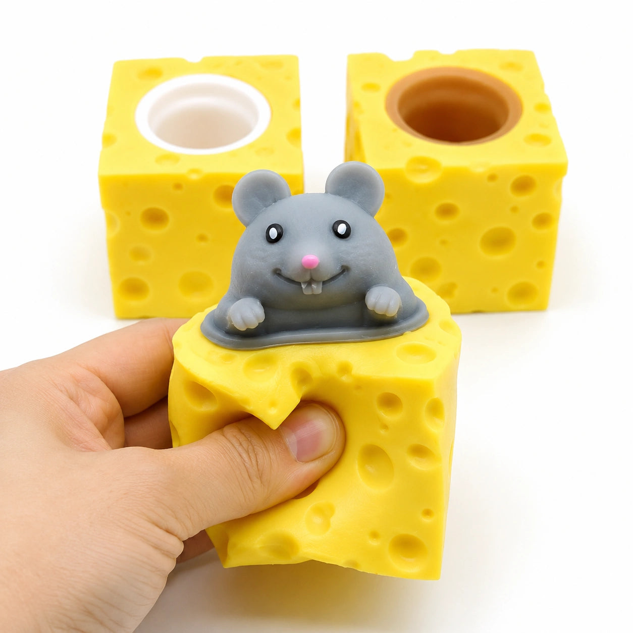 Squishy Cheese and Mouse Toy-Squishy Cheese and Mouse Toy
