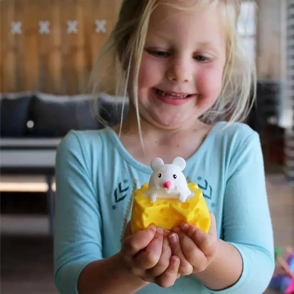 Squishy Cheese and Mouse Toy-Squishy Cheese and Mouse Toy