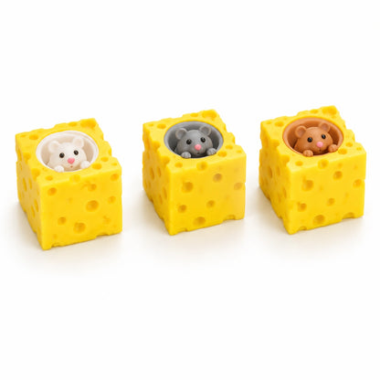 Squishy Cheese and Mouse Toy-Squishy Cheese and Mouse Toy