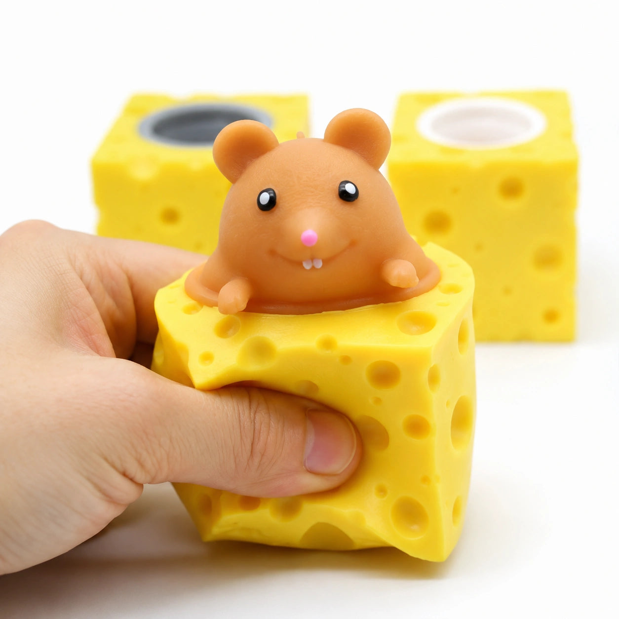 Squishy Cheese and Mouse Toy-Squishy Cheese and Mouse Toy