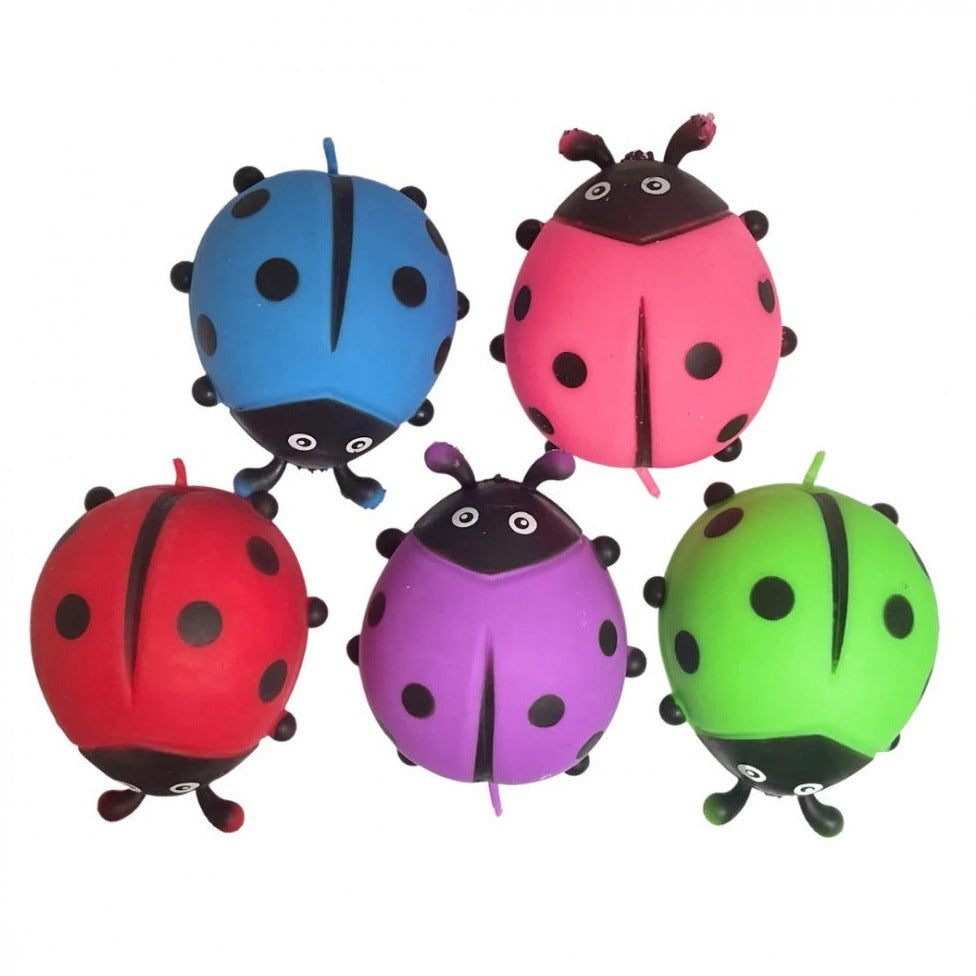 Squishy Ladybug, The Squishy Ladybug is the perfect stress-relieving toy that will keep your hands busy for hours. Filled with hundreds of tiny beads, this ball has a unique texture that sets it apart from other squishy toys on the market.The Squishy Ladybug is designed to be squeezed, stretched, and squashed. Its super squishy and stretchy nature allows you to manipulate it in various ways, providing endless fun and relaxation. You can stretch it to release any built-up tension or simply enjoy the satisfyi