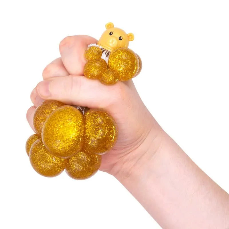 Squishy Mesh Pet Gold Bear-Squishy Mesh Pet Gold Bear