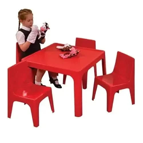 Stackable Chairs And Tables - Blue-Stackable Chairs And Tables - Blue