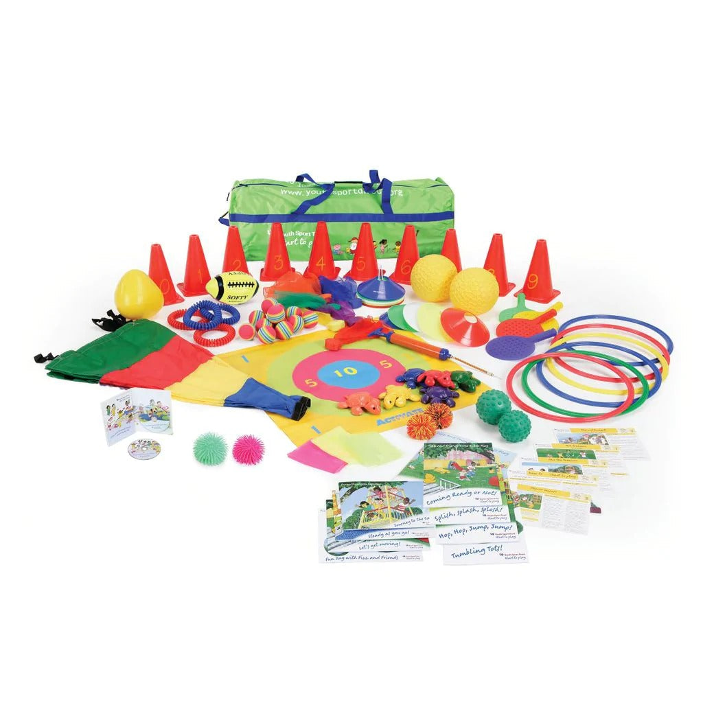 Start To Play Co-ordination Kit, Use the Start To Play Co-ordination Kit to learn and develop co-ordination for the whole body as well as to control objects with increasing confidence. Supplied with the complete set of 8 Start to play - Story Time books and a narrated CD. We need to be co-ordinated in so many things that we do, from running, throwing, catching to writing. This equipment and resource package has exciting ideas on how to learn and develop co-ordination of the whole body, for example by runnin