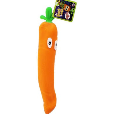 Stretchy Carrot Toy, This squeezy stress relieving soft Crazy Carrot toy is ideal for keeping fidgety fingers occupied.This squidgy carrot has a delightfully soft and very tactile feeling to it, making it irresistible to hold.Squeeze and stretch this carrot to relieve stress and aid your concentration. Made from high-quality materials, this Crazy Carrot toy is designed to last and withstand plenty of squeezes and twists. Its bright orange color is eye-catching, making it an attractive desk accessory or fun 