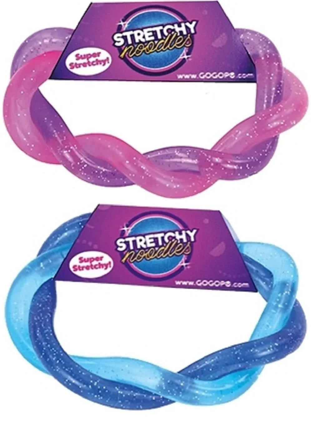 Stretchy Glitter Noodles-Stretchy Glitter Noodles