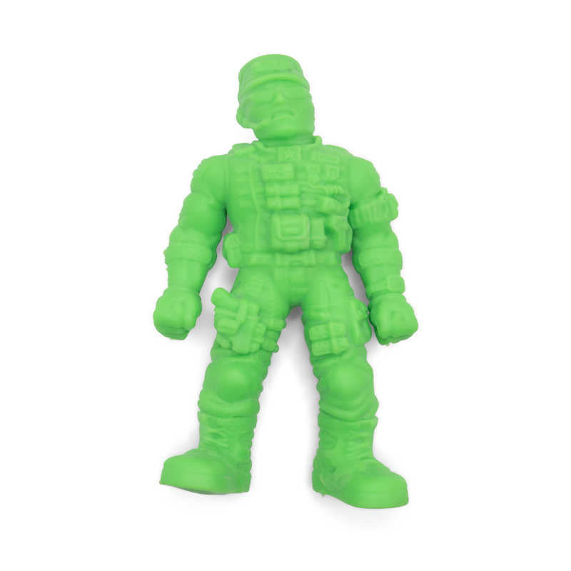 Stretchy Soldier 16cm, Introducing the Stretchy Soldier, the ultimate fidget toy and stress relief companion! This classic look soldier not only boasts a charming design, but it also comes with incredible stretchy features. No matter which part of his body you pull, you'll witness a fascinating transformation as it distorts and stretches into different shapes. It's a mesmerizing experience that offers endless fun and creativity. Whether you're looking for a fun toy or a stress relief tool, the Stretchy Sold