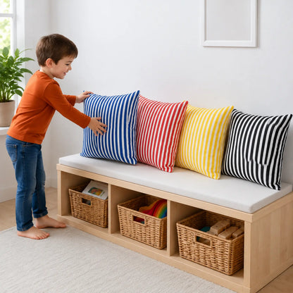 Stripe Scatter Cushions Set 4 lifestyle image 5