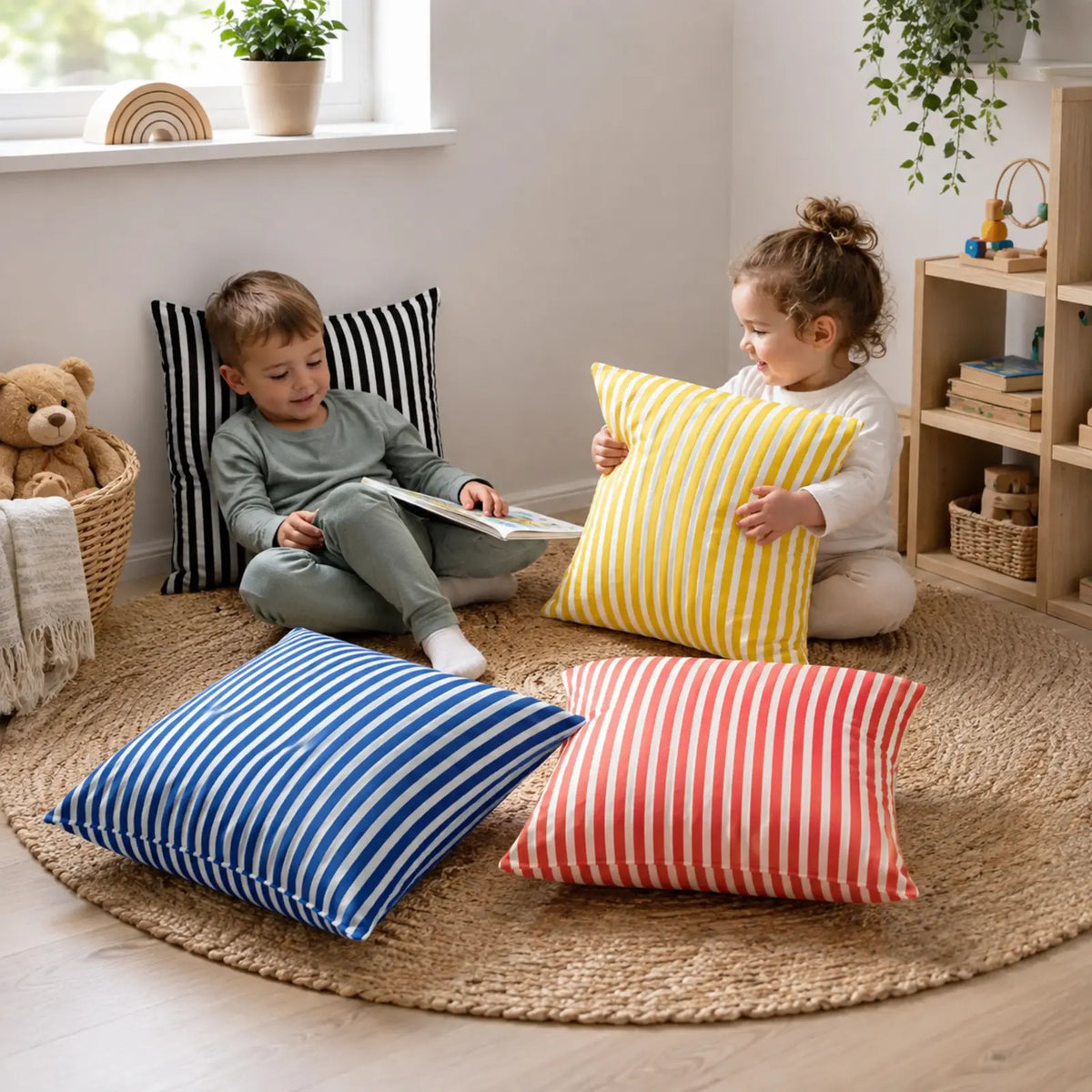 Stripe Scatter Cushions Set 4 lifestyle image 6