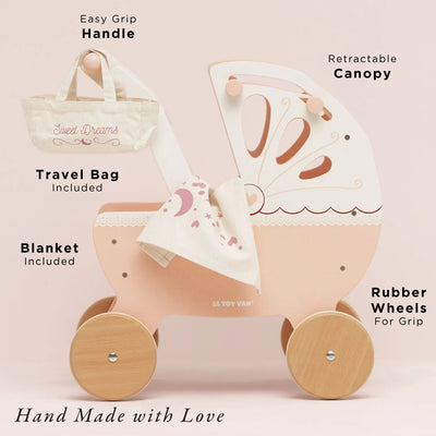Sweet Dreams Doll Pram-Sweet Dreams Doll Pram
