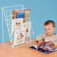Table Top Wire Book Rack-Table Top Wire Book Rack