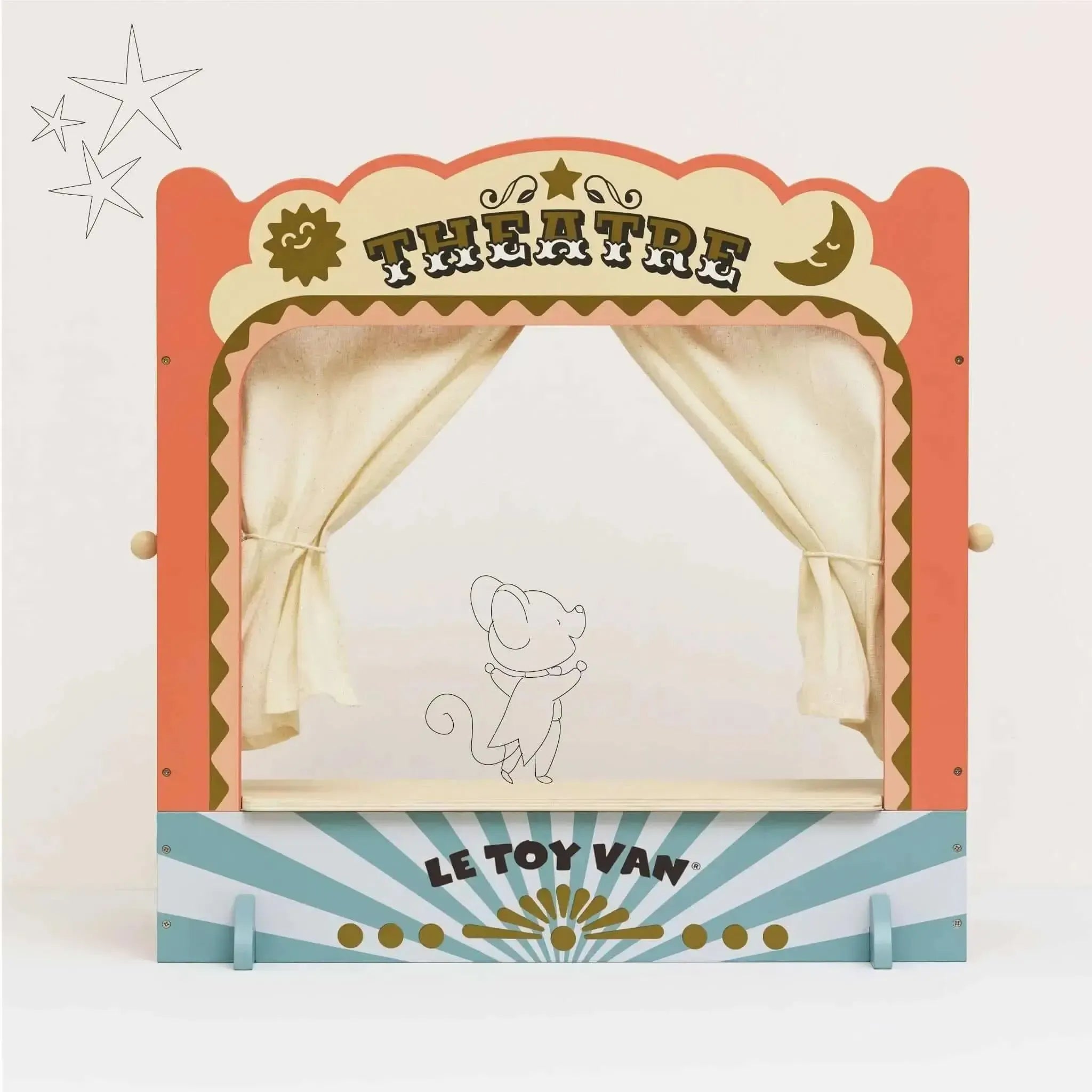 Tabletop Puppet Wooden Theatre-Tabletop Puppet Wooden Theatre