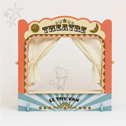 Tabletop Puppet Wooden Theatre-Tabletop Puppet Wooden Theatre