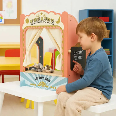 Tabletop Puppet Wooden Theatre-Tabletop Puppet Wooden Theatre