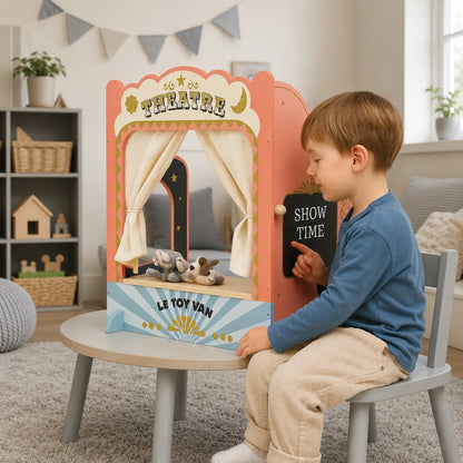 Tabletop Puppet Wooden Theatre-Tabletop Puppet Wooden Theatre