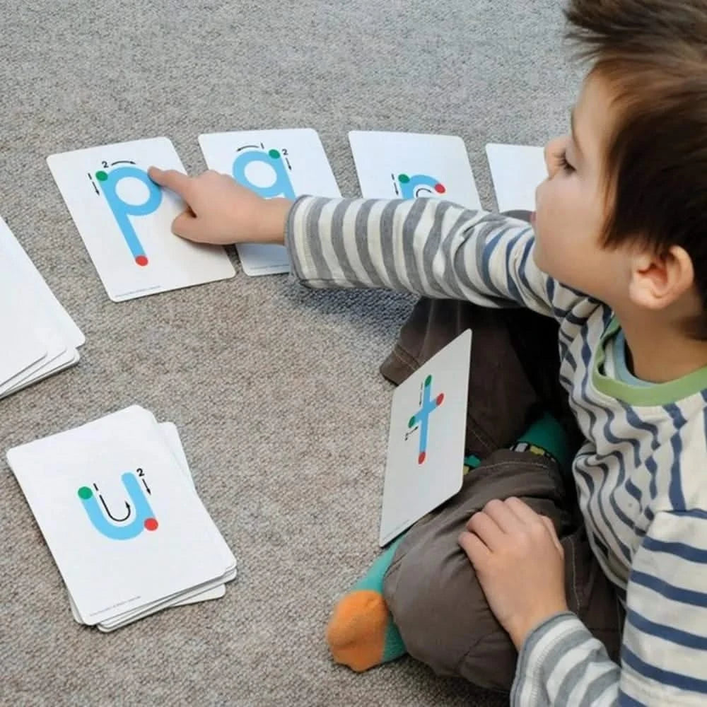 Tactile Lowercase Letter Cards pk 26-Tactile Lowercase Letter Cards pk 26