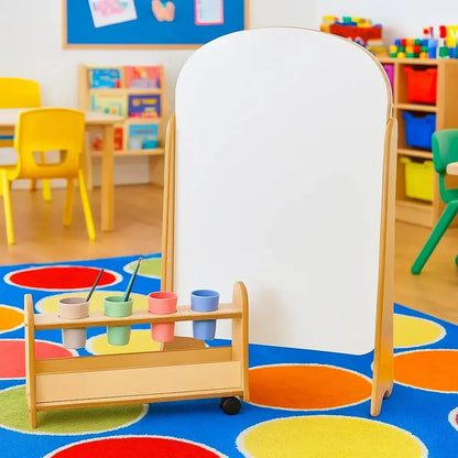 Tall Easel and Storage Trolley-Tall Easel and Storage Trolley