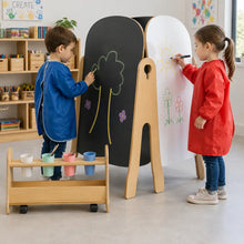 Tall Easel and Storage Trolley nursery lifestyle scene 1