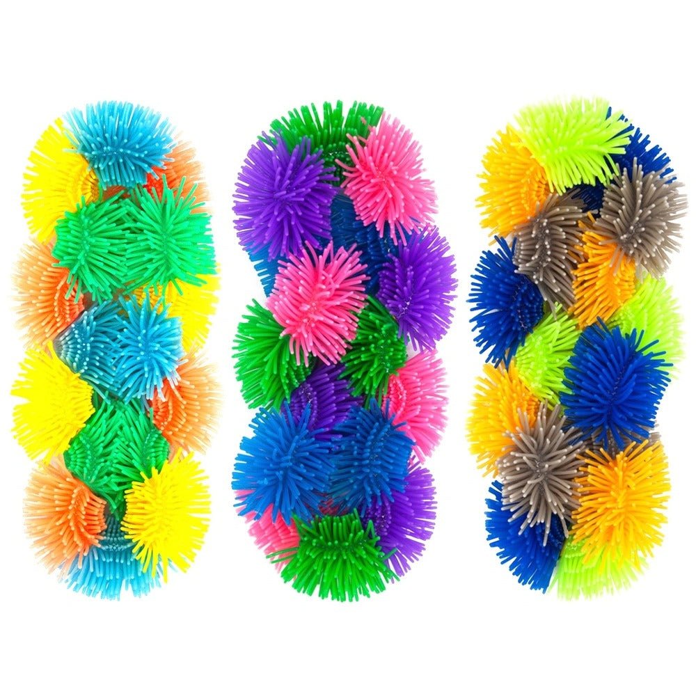 Tangle Junior Hairy, The Tangle Jr. Hairy is a fun fuzzy and twisty sensory manipulative that is covered with soft, stretchy spines that feel similar to a Koosh Ball. The Tangle Jr. Hairy has all the virtues of the original Tangle Jr. with the addition of squiggly, squirmy rubber tentacle fun making them extremely tactile and sensory stimulating. This Tangle Jr Hairy is not only fun, but a great sensory manipulative and a classic stress relief toy. The Tangle Jr. Hairy is the perfect play thing, fidget toy 