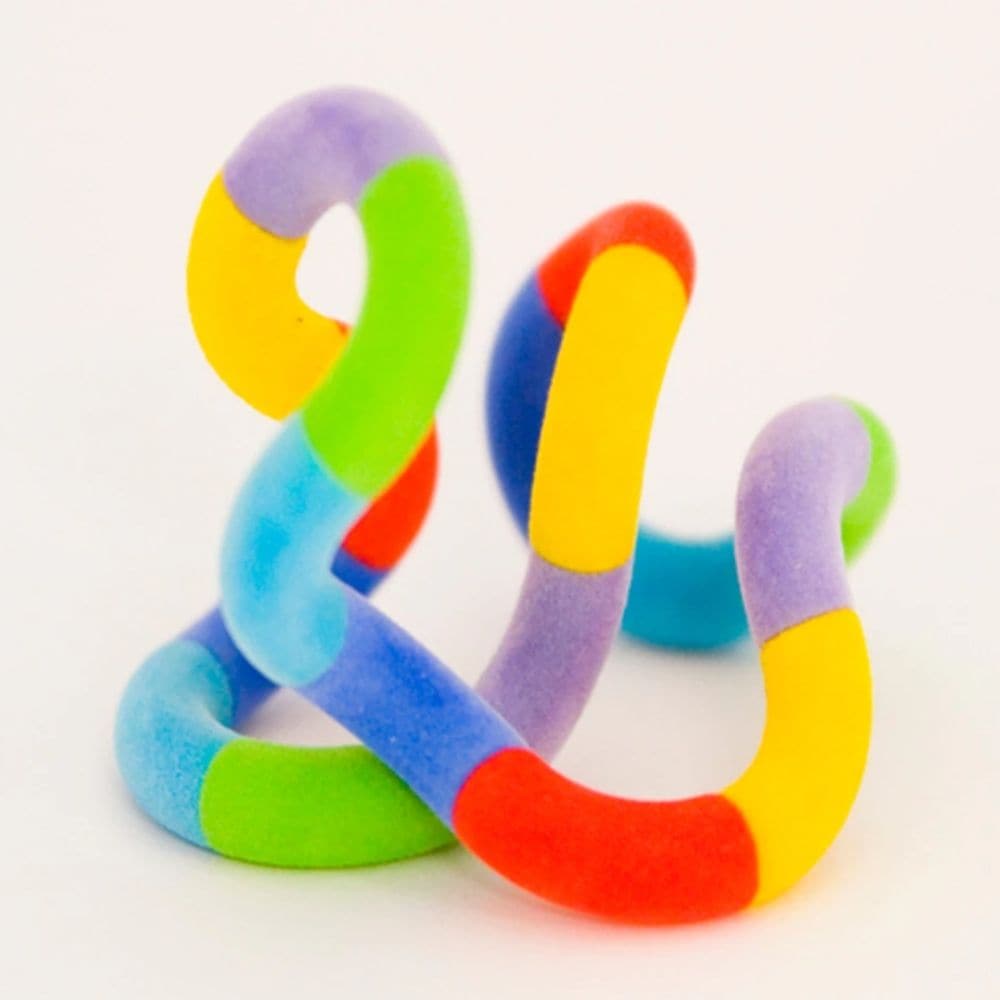 Tangle Toy Fuzzy, The Tangle Toy Fuzzy is a great multi sensory fiddle toy. It is coated in a soft fuzzy surface and fits in the palm of the hand and can be twisted and turned and rolled up. These Tangle Toy Fuzzy toys often reduce stress and will keep little fingers busy for hours. The Tangle Toy Fuzzy are very popular with children and young people with ADD/ADHD, Dyslexia and Autism.The Tangle Toy Fuzzy provides children with fun and enjoyment as well as fine-motor manipulation. Along with the therapeutic