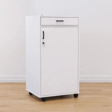 Teachers Caddy With Lockable Top Lid And Lockable Doors With Black Plastic Handle-Teachers Caddy With Lockable Top Lid And Lockable Doors With Black Plastic Handle