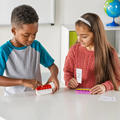 Ten-Frame Sensory Bubble Poppers-Ten-Frame Sensory Bubble Poppers