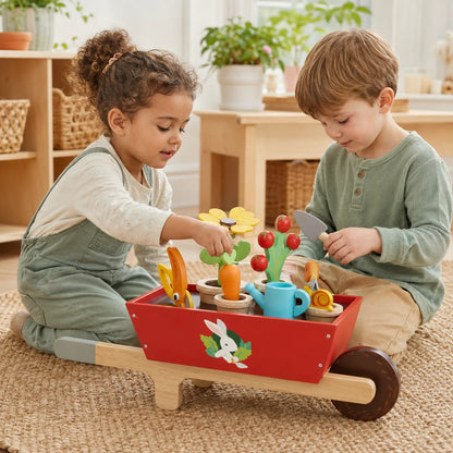 Tender Leaf Garden Wheelbarrow Set-Tender Leaf Garden Wheelbarrow Set