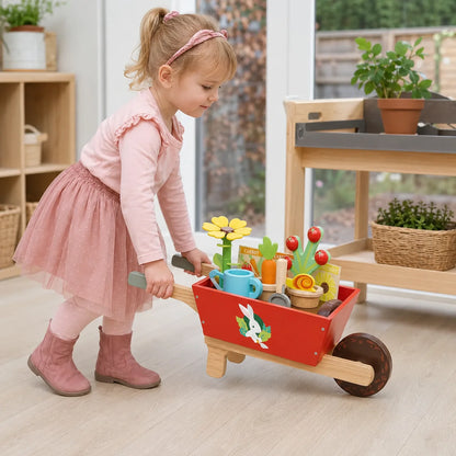 Tender Leaf Garden Wheelbarrow Set-Tender Leaf Garden Wheelbarrow Set