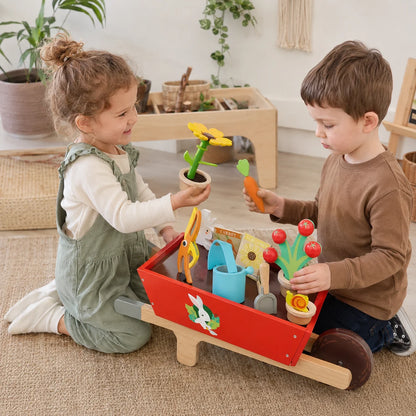 Tender Leaf Garden Wheelbarrow Set-Tender Leaf Garden Wheelbarrow Set