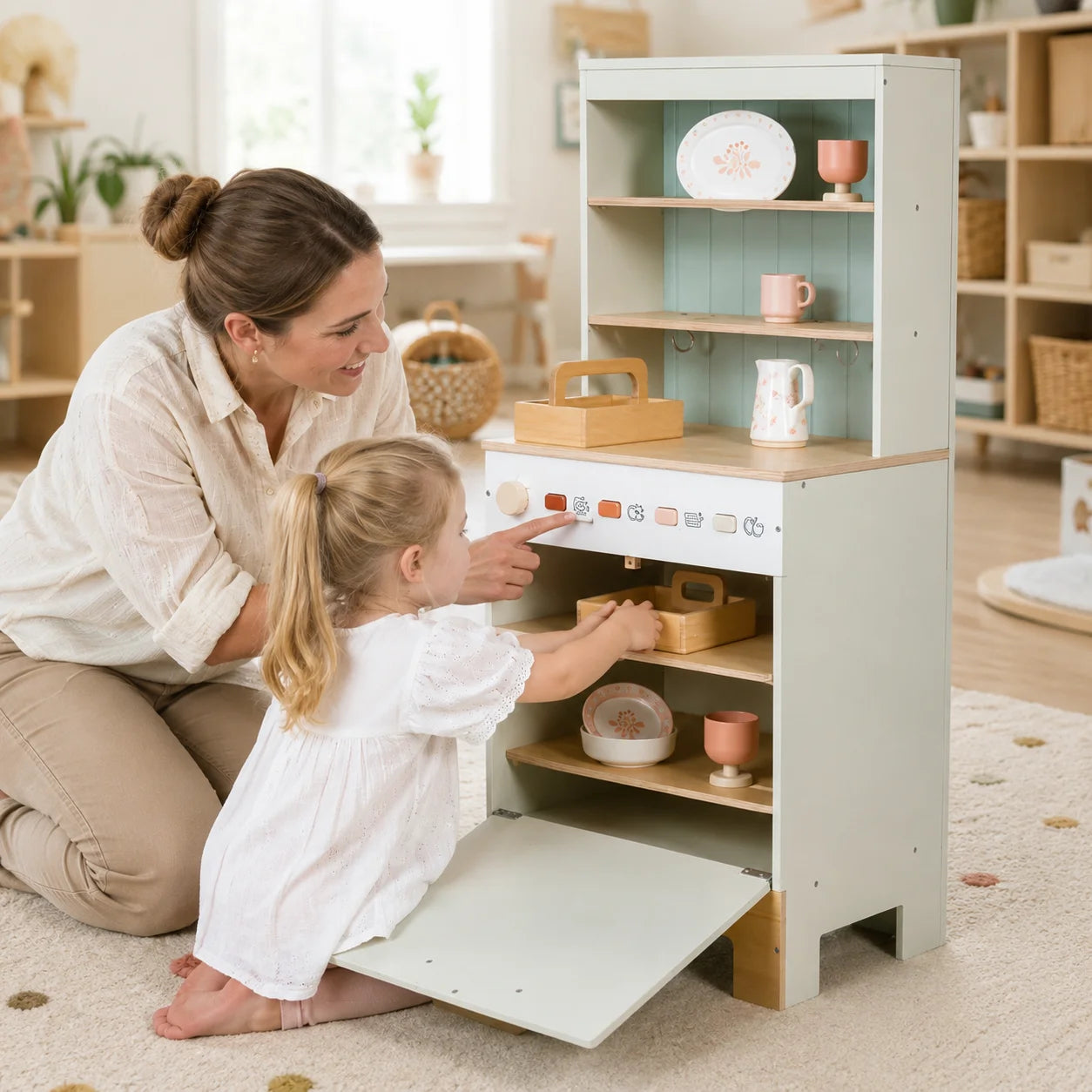 Tender Leaf Kitchen Dresser and Dishwasher-Tender Leaf Kitchen Dresser and Dishwasher